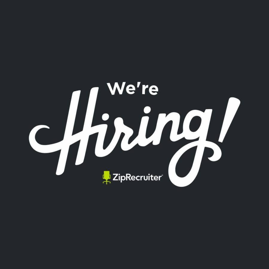 Logo design case study for ZipRecruiter’s internal hiring fair featuring bold typography and brand-consistent visuals